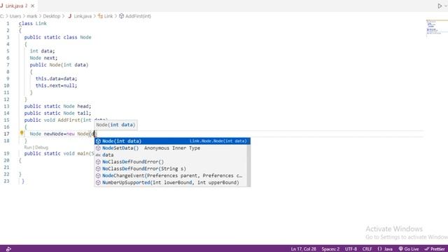 How to Add Element at Starting Using Link list || #viral #sarthak096 #java??. смотреть онлайн