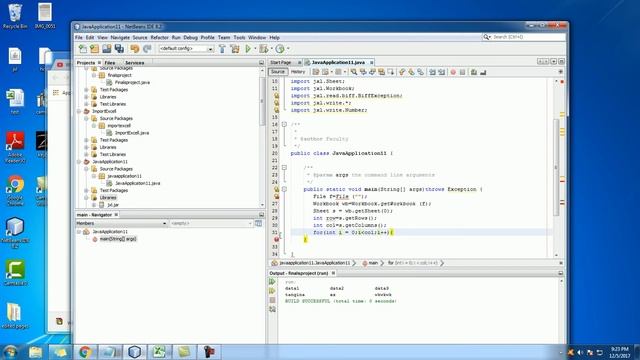 Importing Excel file into Java NetBeans смотреть онлайн