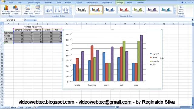 Criando gráfico no excel 2007 смотреть онлайн