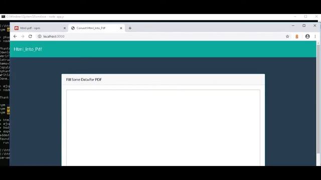 Convert Html To Pdf In Node.Js смотреть онлайн