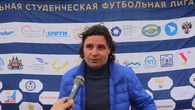 Главный тренер СПбГУПТД Игорь Зазулин после матча СПбГУПТД - СГАФКСТ (1:0) смотреть онлайн