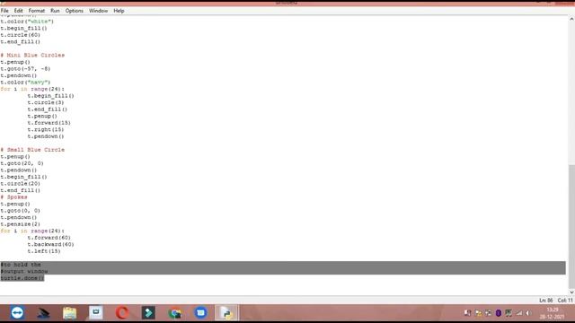 How to make an Indian Flag using Turtle – Python смотреть онлайн