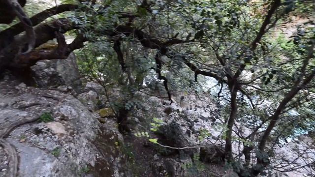 Пеший поход по каньону Кёпрюлю в Турции вверх по течению от моста Олук смотреть онлайн