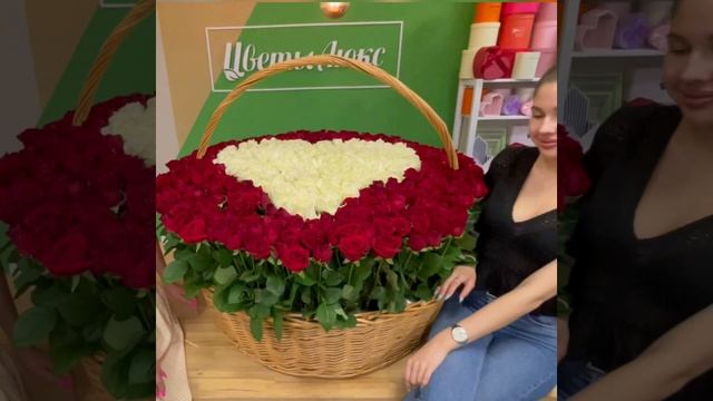 Чудо любви - сердце из 501 розы.mp4