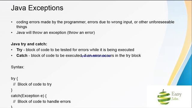 Java Tutorial 5 || Java Array || Exception || Method || TAMIL смотреть онлайн