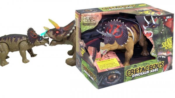 Динозавры.Игрушки динозавры новая распаковка Triceratops dinosaur new toy