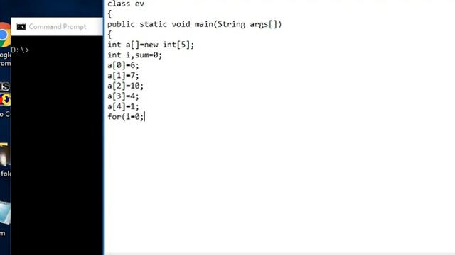 Java Program to Print Sum of Even Elements of an Array смотреть онлайн