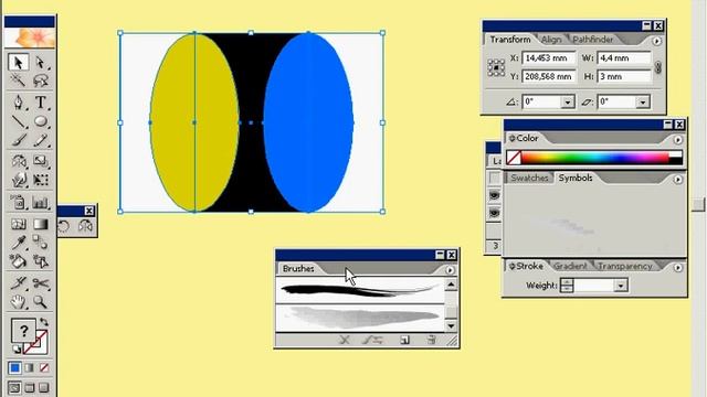 1. Оптическая обманка. Обман зрения. Уроки обучение Adobe llustrator смотреть онлайн