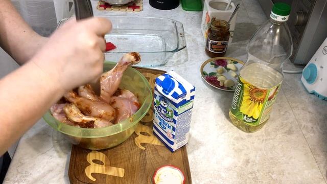 Курица в сливочном соусе. Сочная, пряная очень вкусная. смотреть онлайн