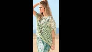 Узор спицами Ажурная сеточка