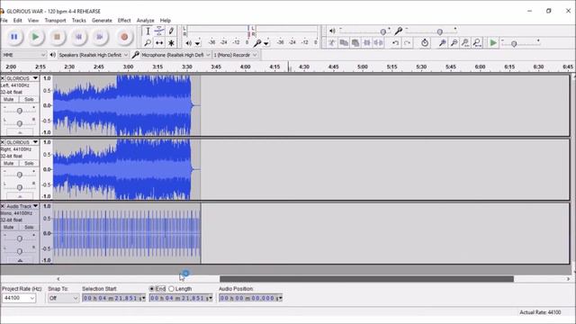 How to put a Click track on any song using Audacity смотреть онлайн