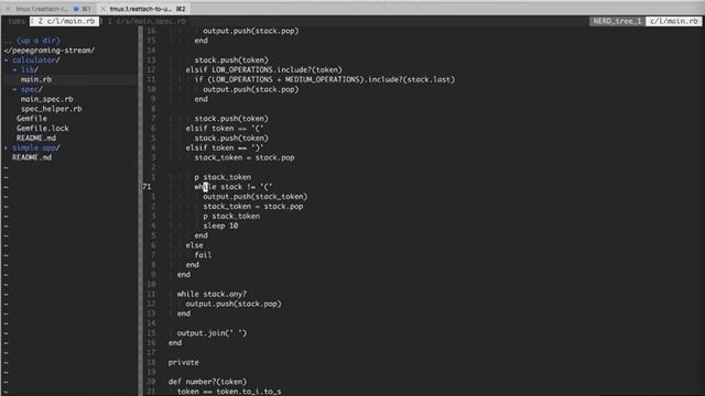 Calculator with RPN and AST parsing - 2Pegramming Live смотреть онлайн