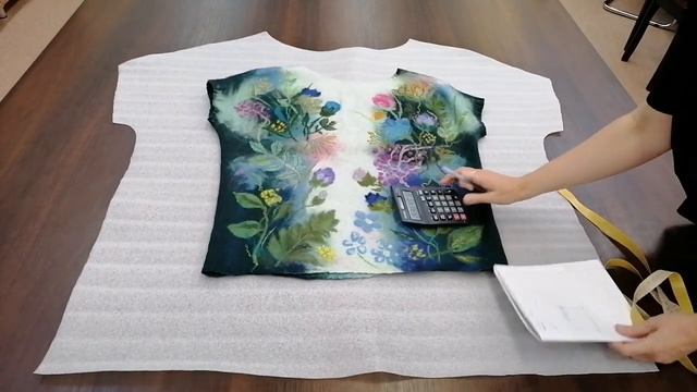 Блуза "Заросли" готова: считаем коэффициент усадки смотреть онлайн