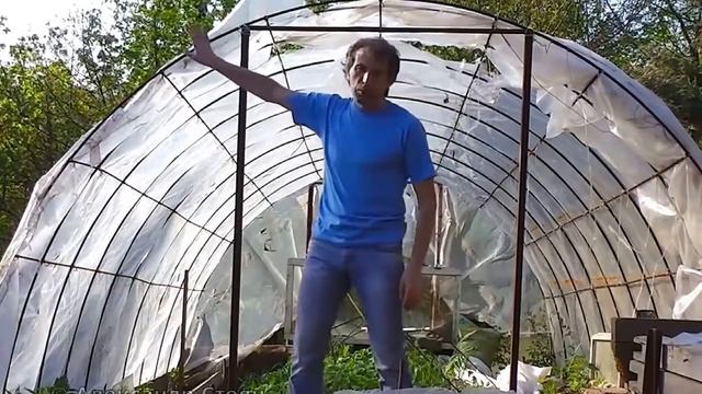 Арочная домашняя теплица из арматуры,Чертеж.Поликарбонат.Парник своими руками смотреть онлайн