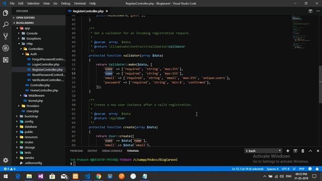 Laravel-5.8: Admin Panel (Part-2) | Custom Login & Register System for User & Admin - Auth Command смотреть онлайн