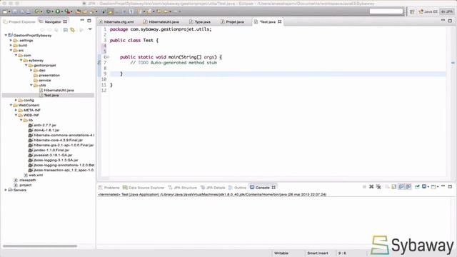 Tutoriel Hibernate et JSF: 26 - Tester le mapping objet relationnel Partie 1 смотреть онлайн