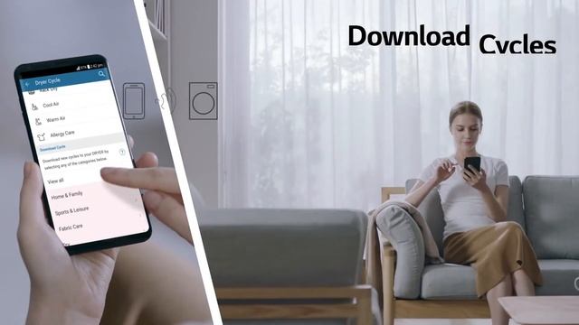LG DUAL Inverter Heat Pump™ Dryer - New Standard Of Smart Drying