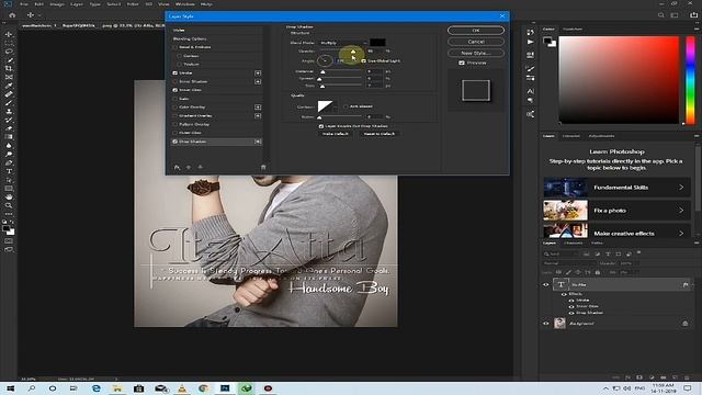 How To Make Gradient Glass Font In Photoshop Cc 2019 | It's Atta Design Ft Romeo Creativity смотреть онлайн