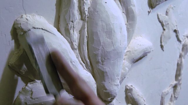 Барельеф своими руками. Панно из гипса. Триптих. Цветы смотреть онлайн