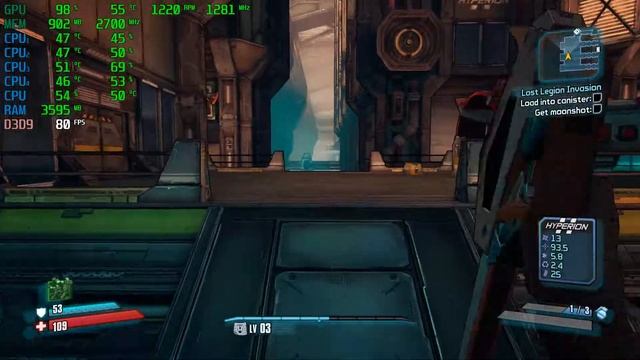 Borderlands - The Pre Sequel | GTX 750Ti 2GB + i5-2310 + 12GB RAM смотреть онлайн