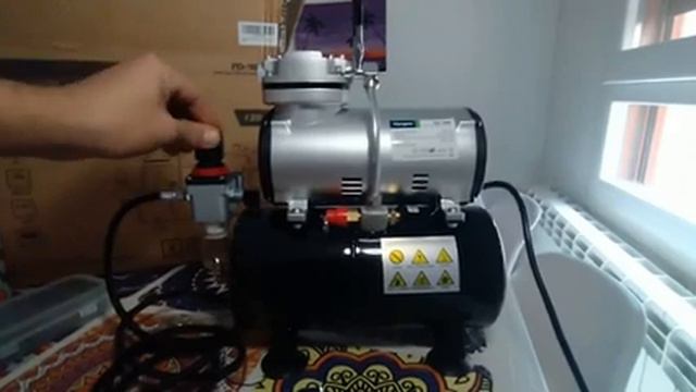 ¿COMO ELEGIR AEROGRAFO Y COMPRESOR ? Kit COMPRESSOR Airbrush ECONOMICO!! Original Fengda FD-186K смотреть онлайн
