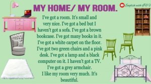 Проект «Моя комната». My room. 3 класс. Английский для начинающих.