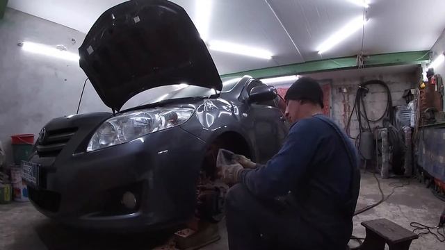 Toyota Corolla#рихтовка#гараж смотреть онлайн