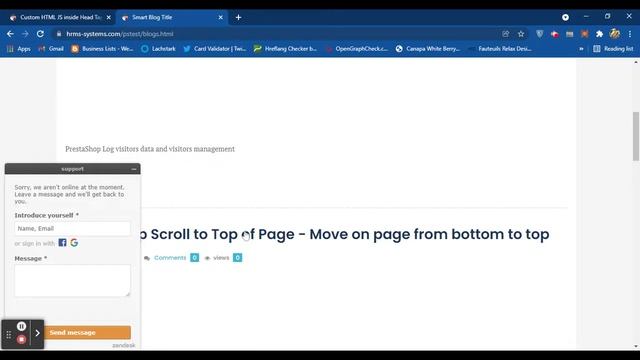 PrestaShop custom html module demo смотреть онлайн