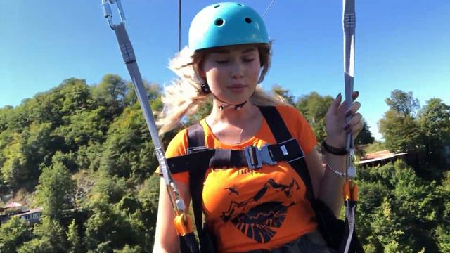 ЗИПЛАЙН 1 км в Сочи, Парк Солохаул. Летают все! смотреть онлайн