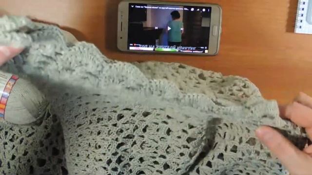Вязание.туника крючком лён-камтекс смотреть онлайн