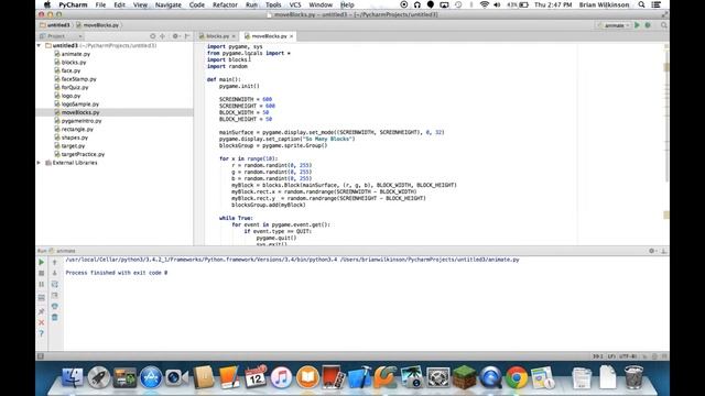 Pygame Animation with Sprites смотреть онлайн