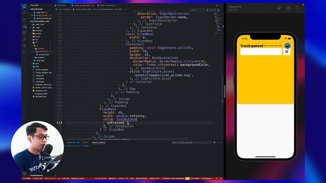 Flutter UI Tutorial - Designing Parcel Shipping Courier App UI Design (Figma to Flutter) - [PART 1] смотреть онлайн