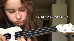 РАЗБОР НА мЕЛодИЮ из Гарри Поттера на укулеле на одной струне ?? Harry Potter melody ukulele