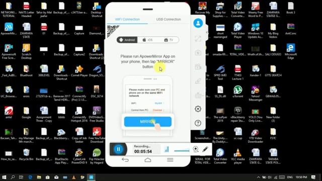 How to use Apowermirrow with usb connection смотреть онлайн