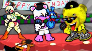 FNAF ТОЙ ЧИКА СПЕЛА ДУЭТОМ с ФНАФ ПЛЕЕМ и РЭП БАТТЛ с ФАНТАЙМ ФРЕДДИ FRIDAY NIGHT FUNKIN !!!