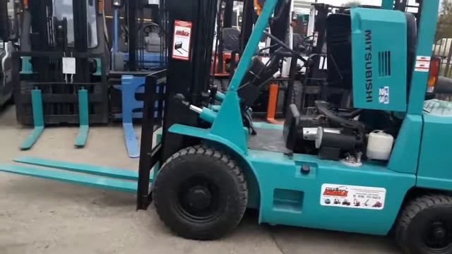 Японский вилочный MITSUBISHI FG23 смотреть онлайн