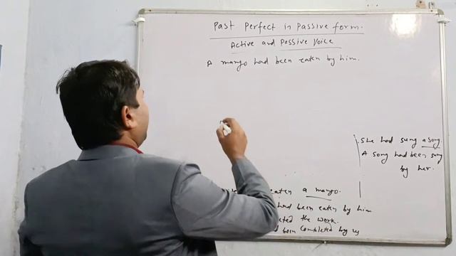 English Grammar ( Past Perfect in Passive Form) Voice. by-Kamlesh sir смотреть онлайн