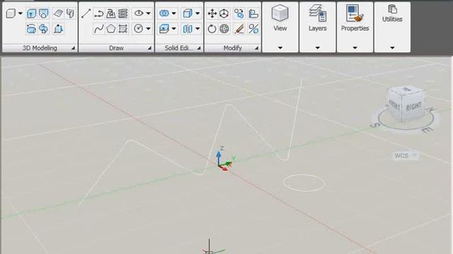 AutoCad - 6-4 Extrude الأمر смотреть онлайн