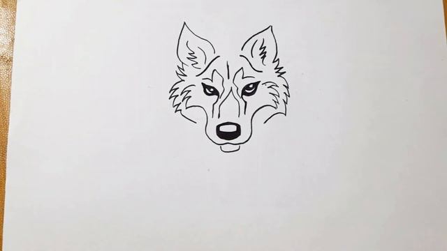 How To Draw A Wolf - Easy Wolf Drawing For Beginners смотреть онлайн