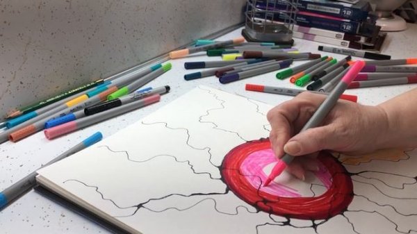 Порисуем? Это шар здоровья. Нейрографика. Let's draw. This is a Health Ball. Neurography. 2023 USA