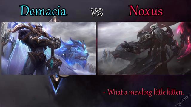 Fight of the God Kings! (Garen vs Darius) Animated Special Interactions ! смотреть онлайн