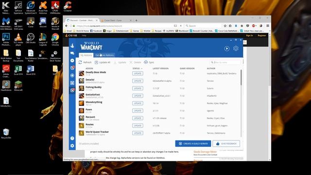 How to Install World of Warcraft Addons with Curse! (OUTDATED: Link in Description) смотреть онлайн