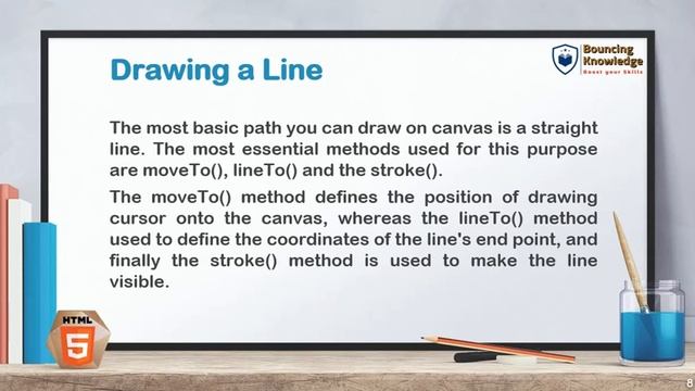 36 HTML: What is Canvas? | Canvas Coordinates | Drawing Line & Arc on Webpage смотреть онлайн