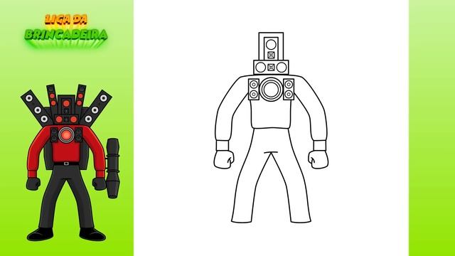 Como DESENHAR o TITAN SPEAKERMAN - Como DIBUJAR a TITAN SPEAKERMAN - Skibidi Toilet смотреть онлайн
