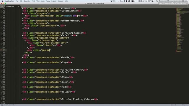 Materialize: Components – Preloader смотреть онлайн