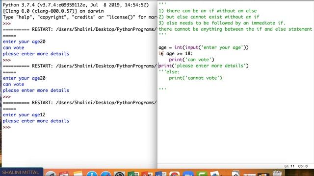 Python 16 - If Else Rules смотреть онлайн