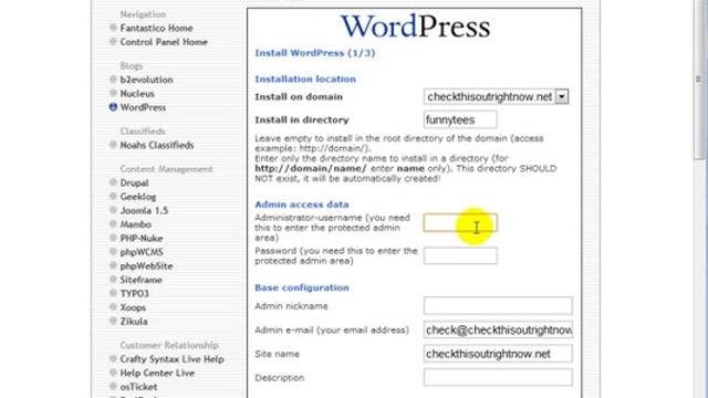 Installing Wordpress on Cpanel смотреть онлайн