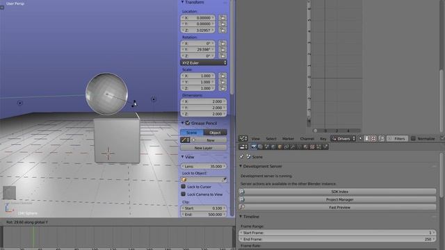 Quick Blender tips - easy drivers/простейшие драйверы смотреть онлайн