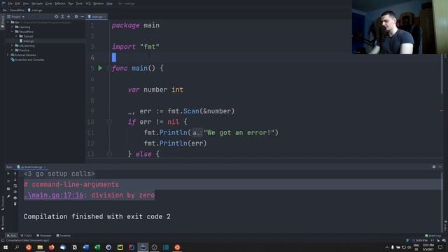 Error Handling - Go Programming Tutorial #8