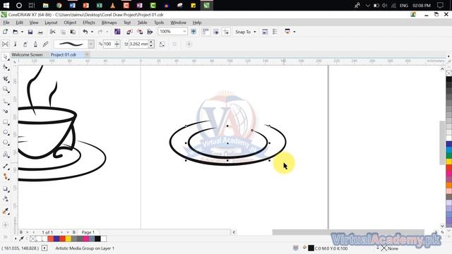 CorelDraw Projects | How Make Clipart In CorelDraw | CorelDraw X7 | 64